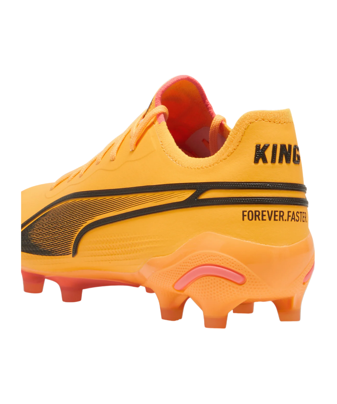 PUMA KING Ultimate FG/AG The Forever Faster Orange Schwarz F08