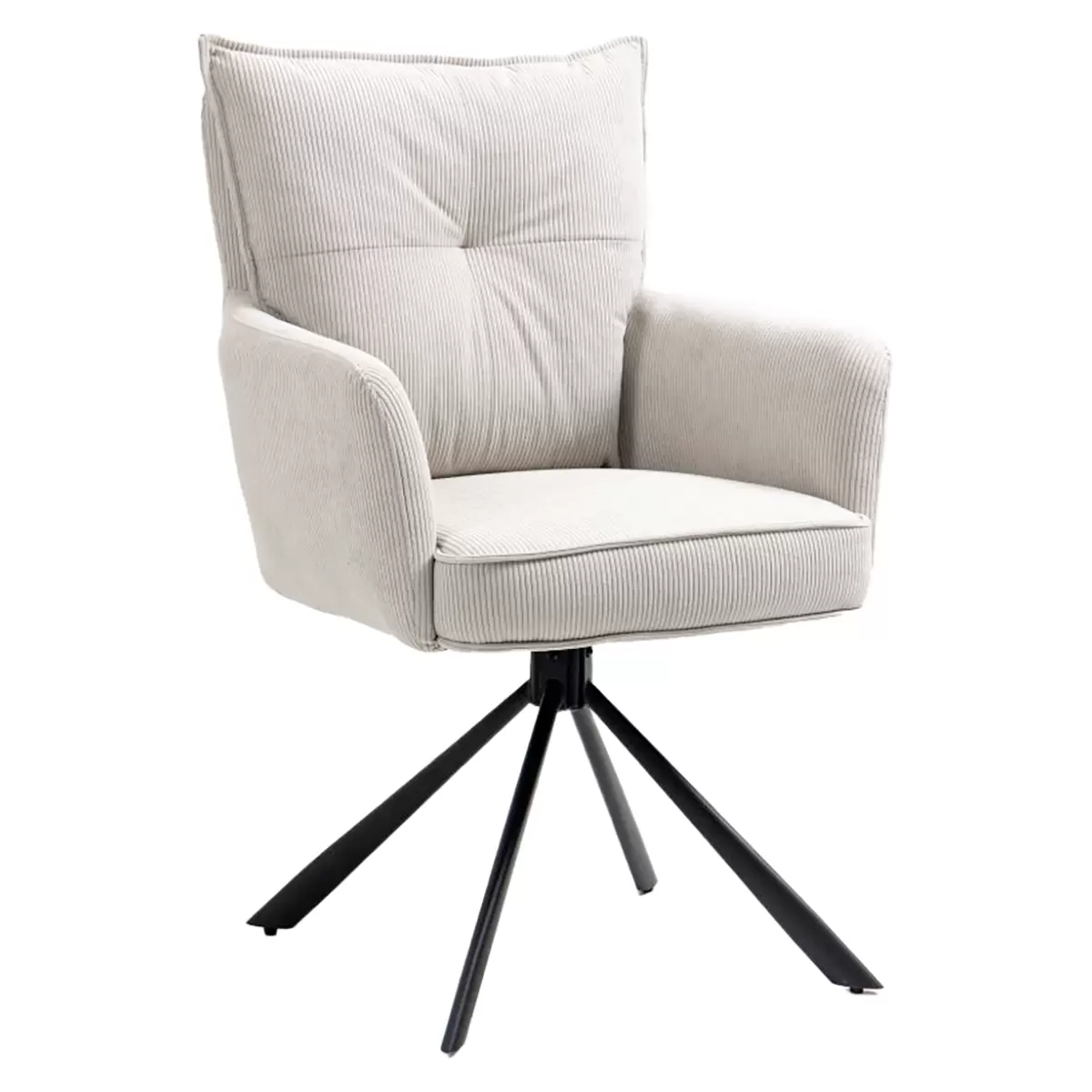 Stuhl Seba beige,schwarz