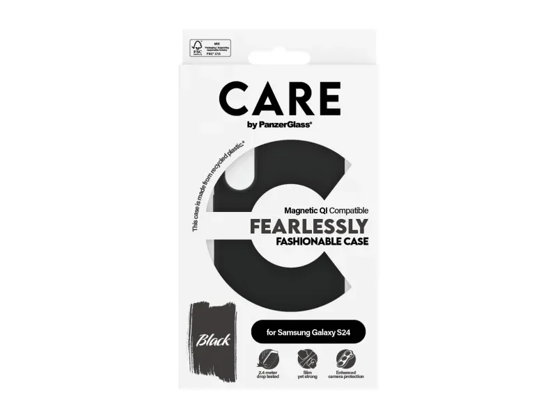 CARE by PanzerGlass - Cover - Black - Samsung S24