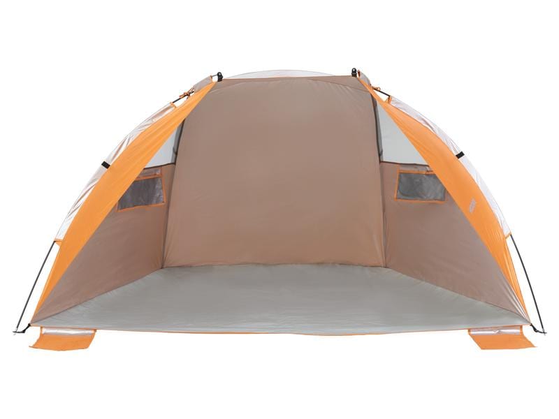 KOOR Strandzelt XL, Peach Strandmuschel schützt vor Sonne, Wind und leichtem Regen
