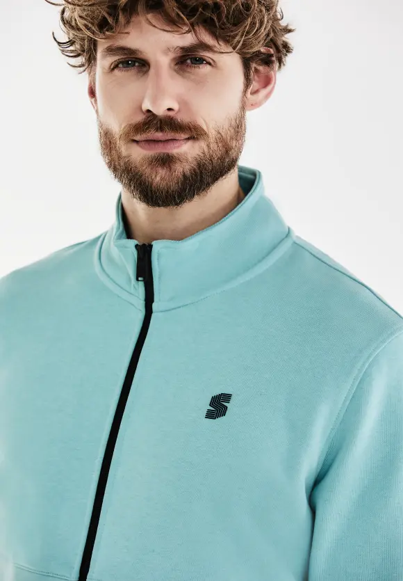 Troyer Sweatjacke - aurora turquoise