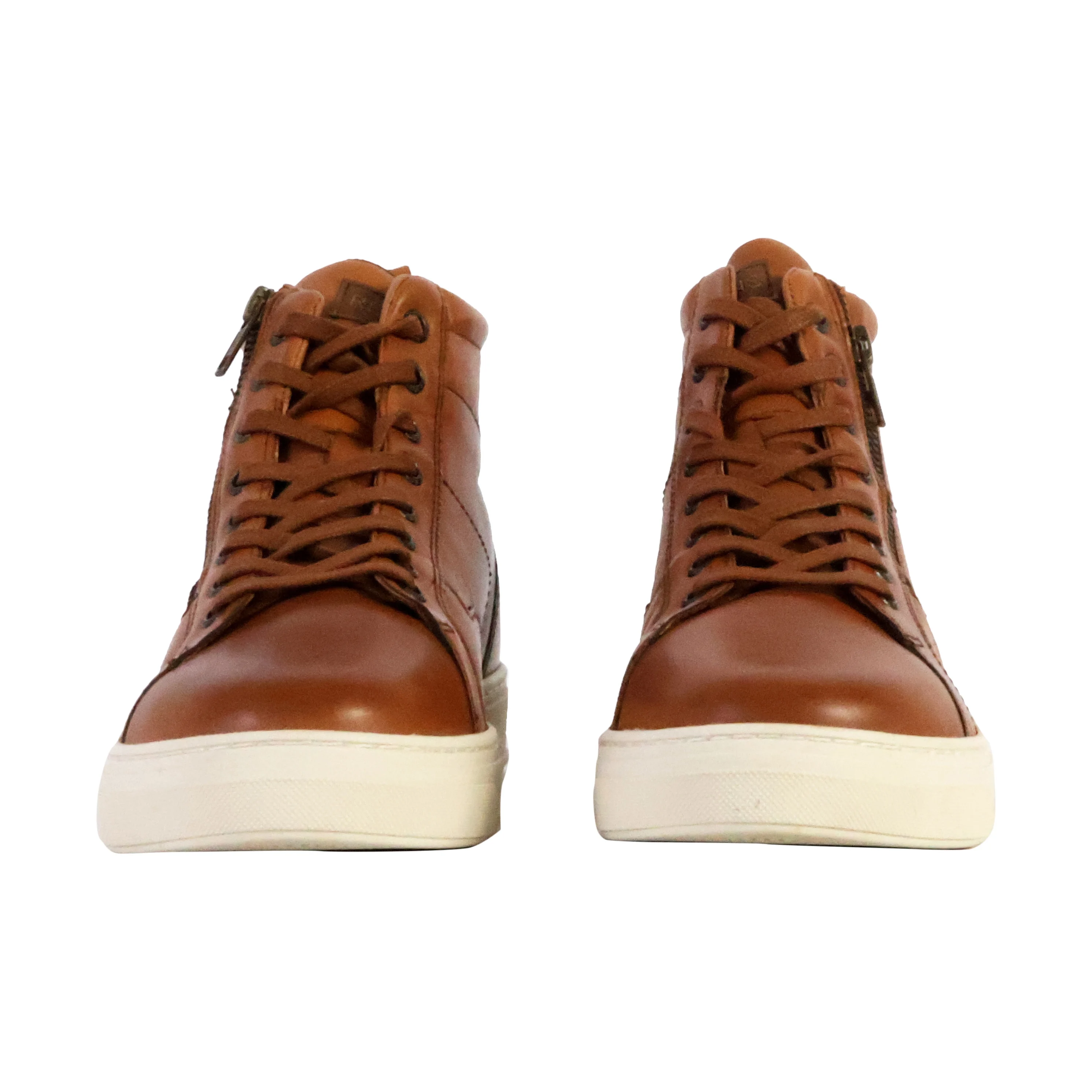 Basket montante cuirbille | Marron