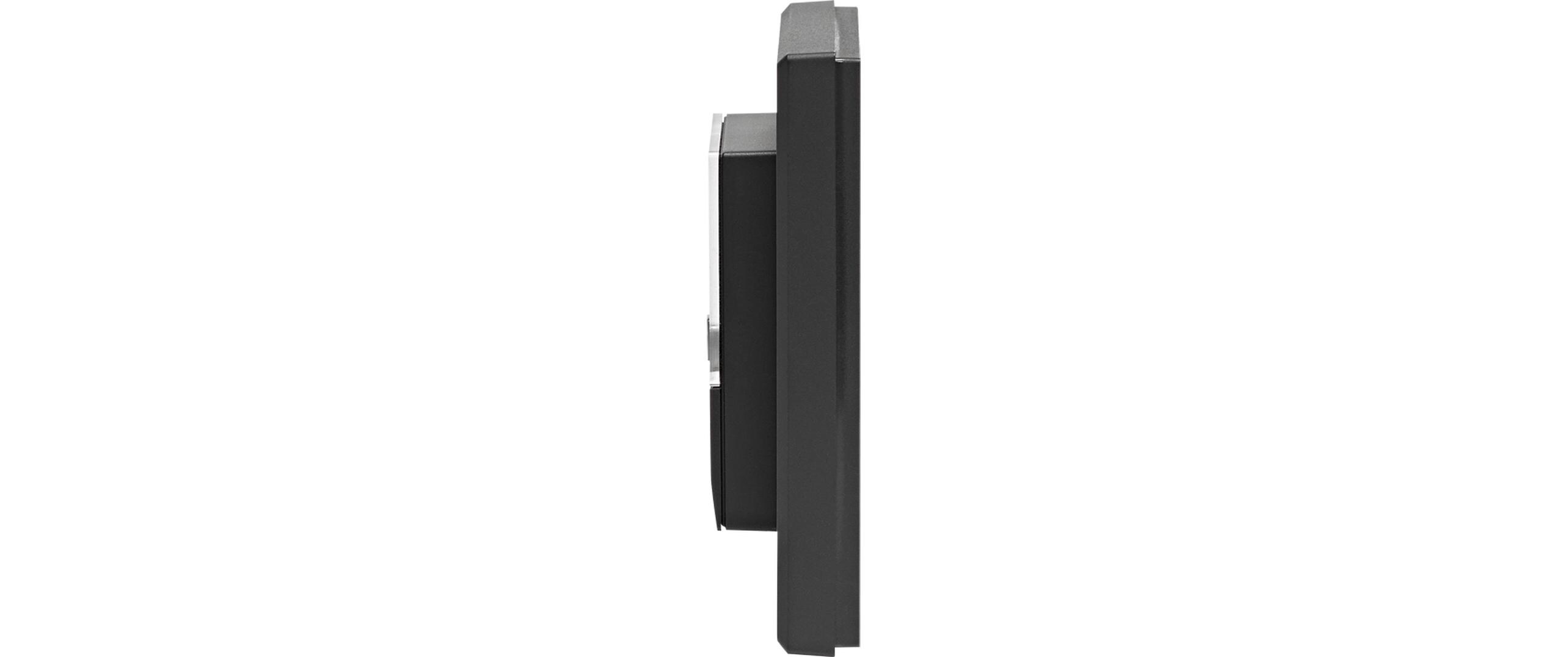 Funk-Temperatur- und Luftfeuchtigkeitssensor - AnthrazitSmart Home Temperatur- und Luftfeuchtigkeitssensor mit Display – HmIP-STHD-A