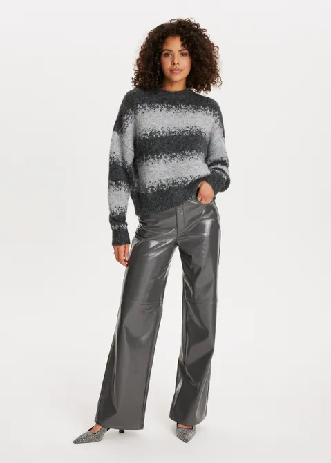 Faded Stripe Trui grijs (GRS)
