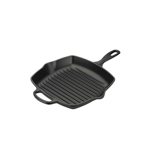 Le Creuset Kvadratisk Grillpande, Matte Black, 26x26 cm