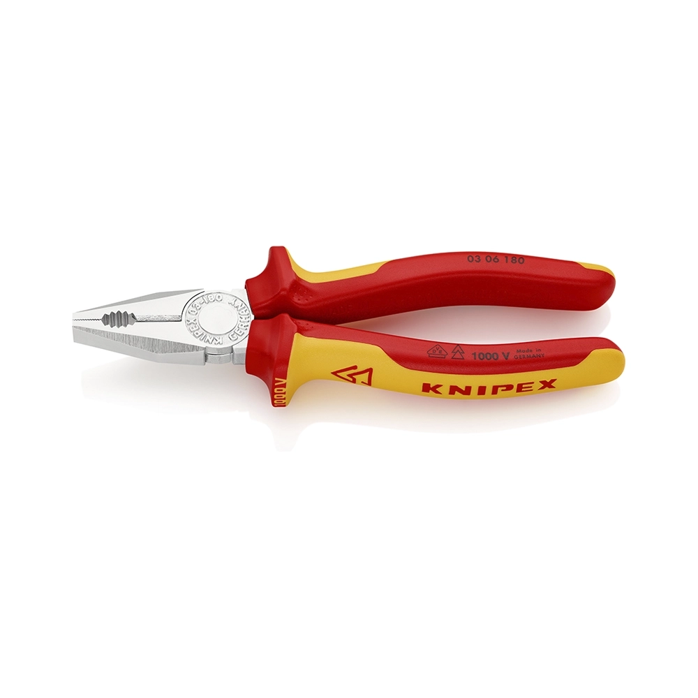 KNIPEX Kombizange isoliert VDE 180mm
