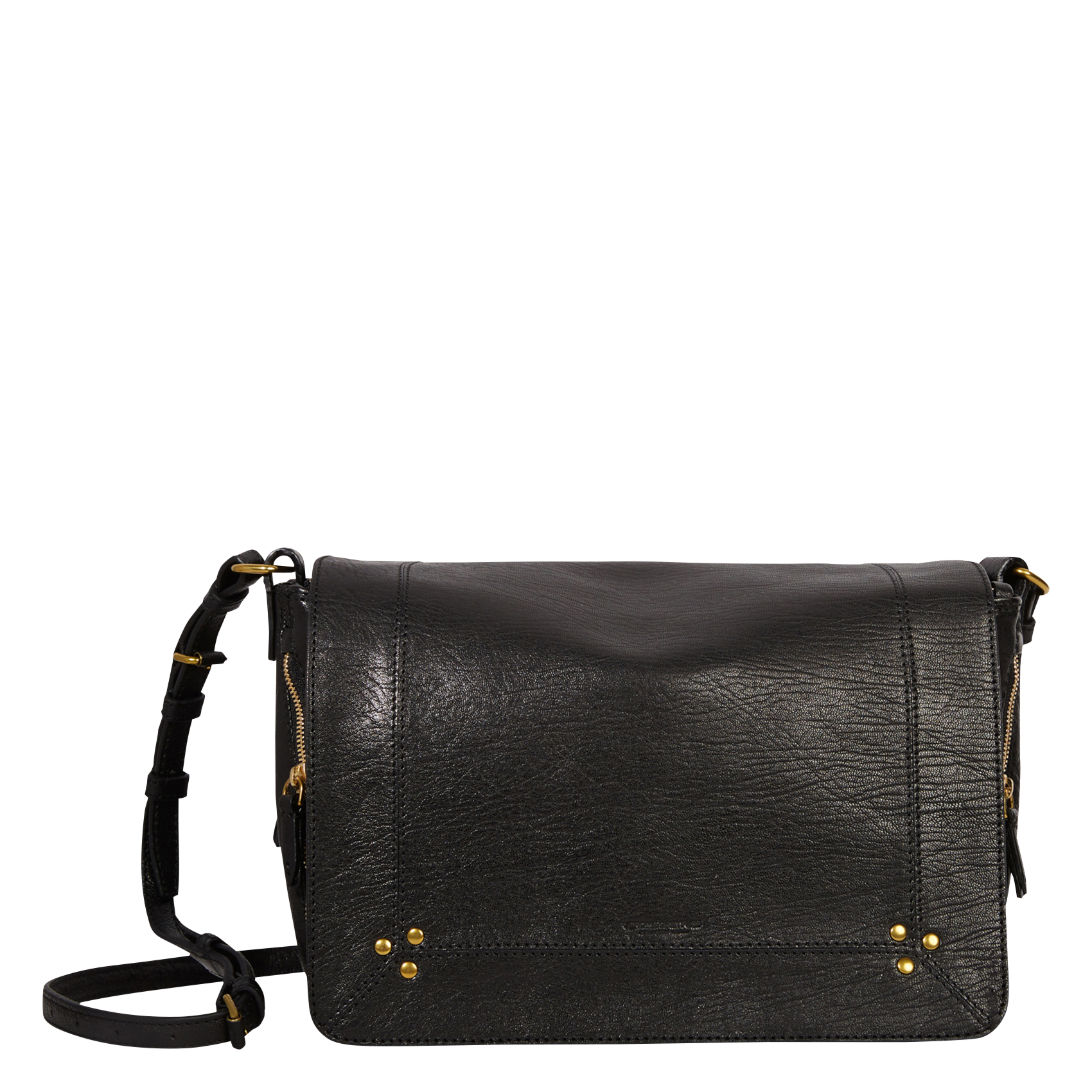 IGOR - Sac besace en cuir| Noir