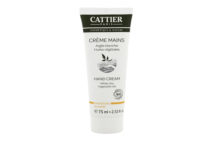 Crème mains bio nourrissante à l'argile blanche 75ml
