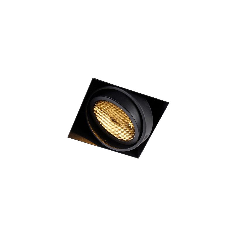 Inbouwspot zwart GU10 AR111 Trimless - Oneon Honey