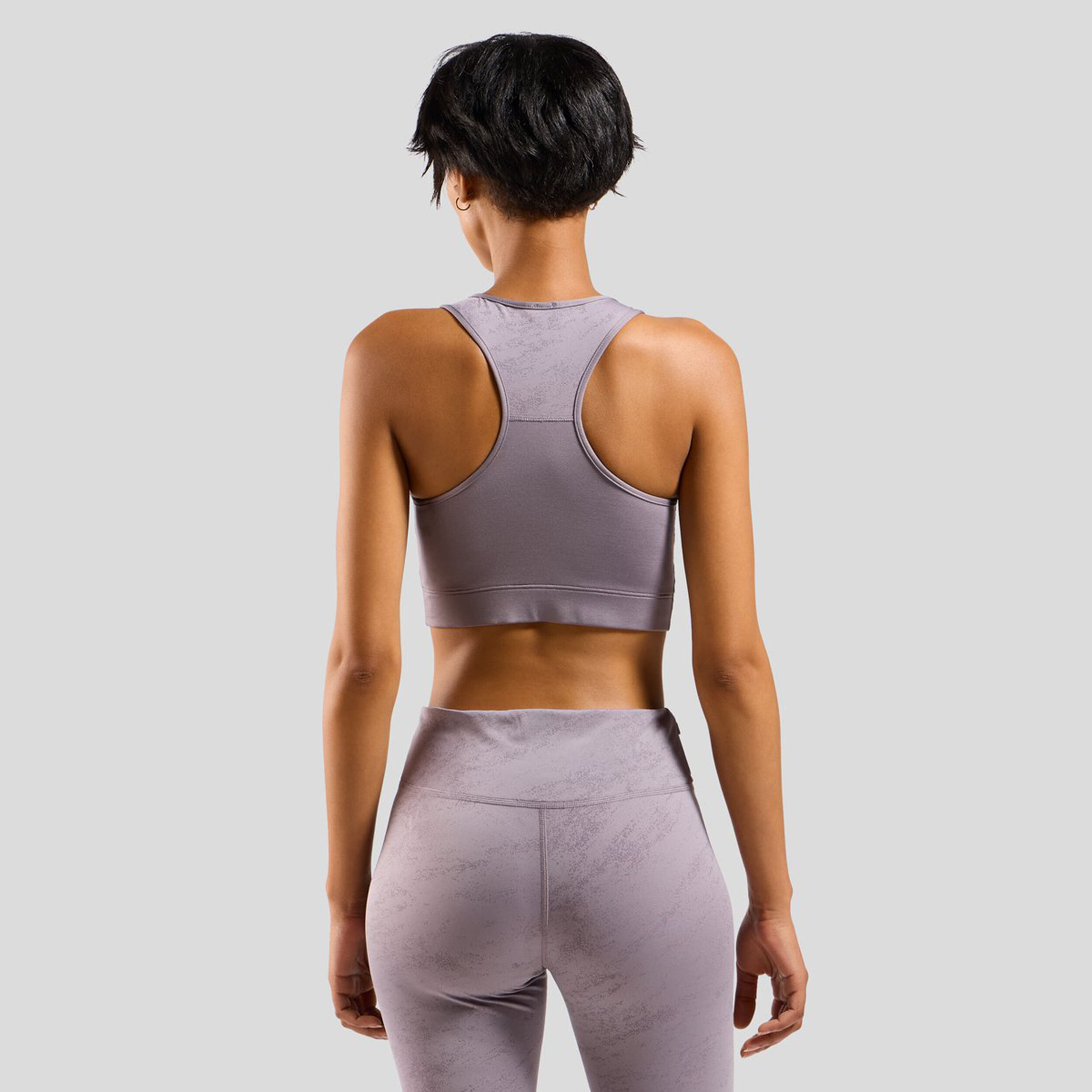 Odlo Essential Bralette Print Soutien-gorge Sport Femmes - Gris
