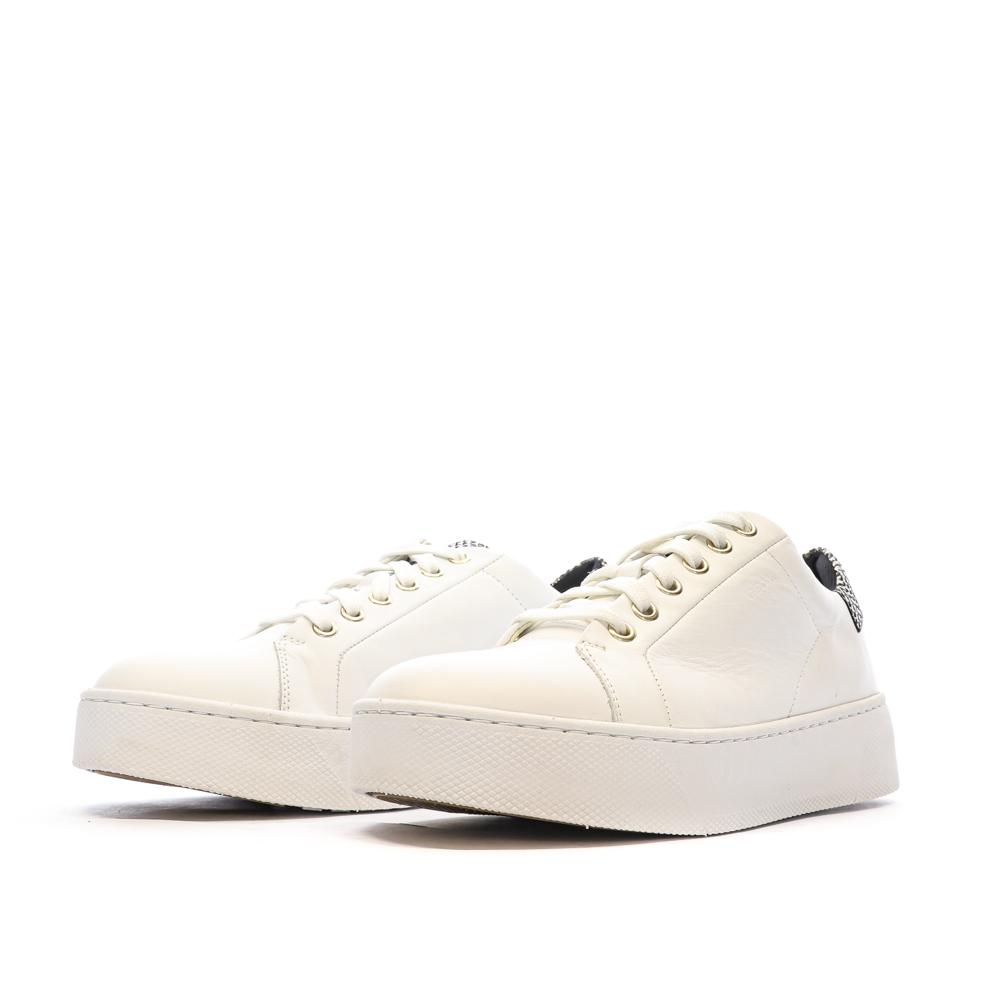 Baskets Blanches Femme Geox Skyely