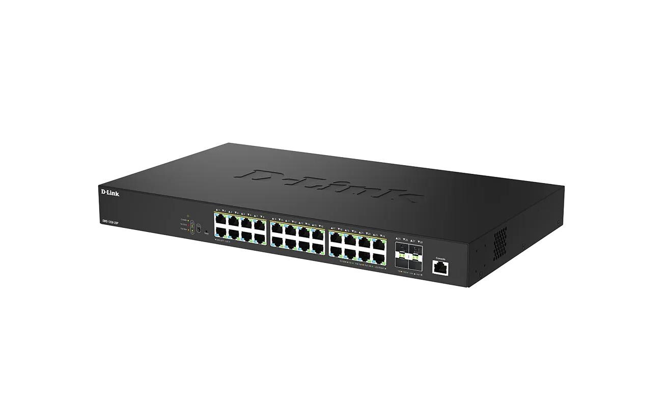 PoE++ Switch DMS-1250-28 28 Port<br>28-Port 2.5G Smart Managed PoE Switch