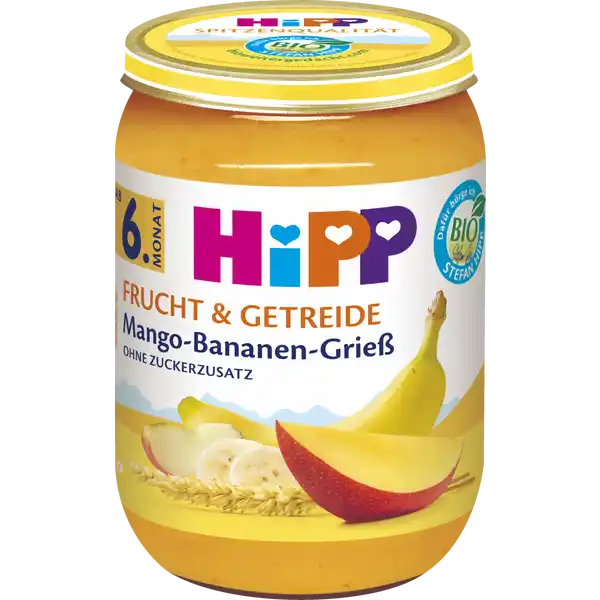 Bio Frucht & Getreide Mango-Bananen-Grieß