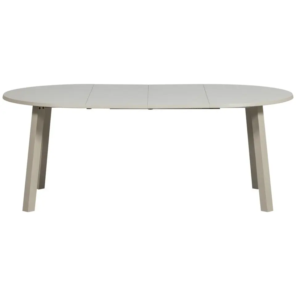 WOOOD Janne Uitschuifbare Eettafel Rond 120Ø cm - Eiken - Dakargrau