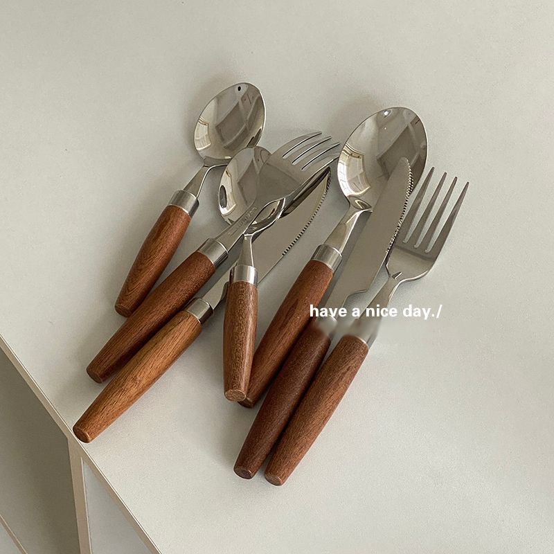 Hashi - Mes / Vork / Lepel van roestvrij staal