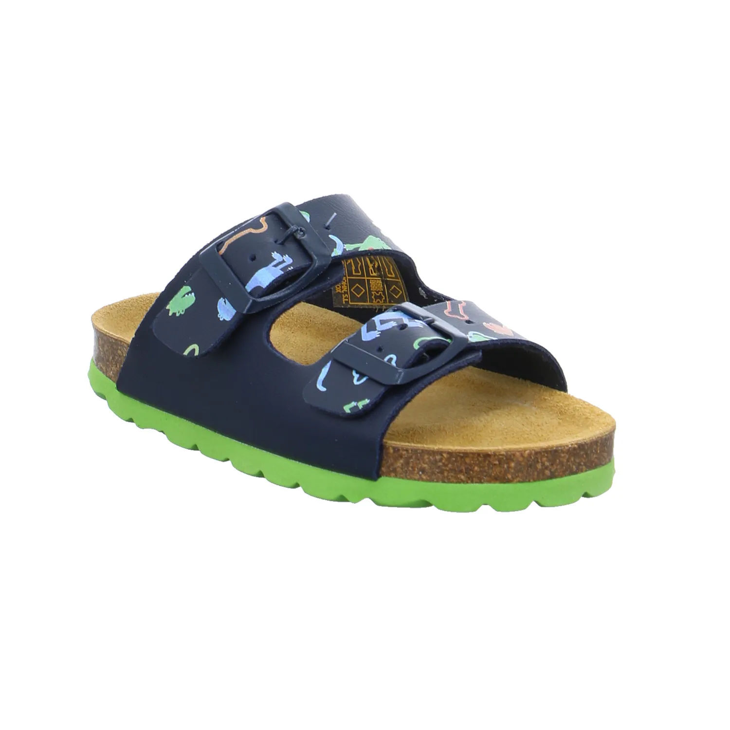 BIOLife Kinder-Pantolette Blau Lederimitat  Unisex