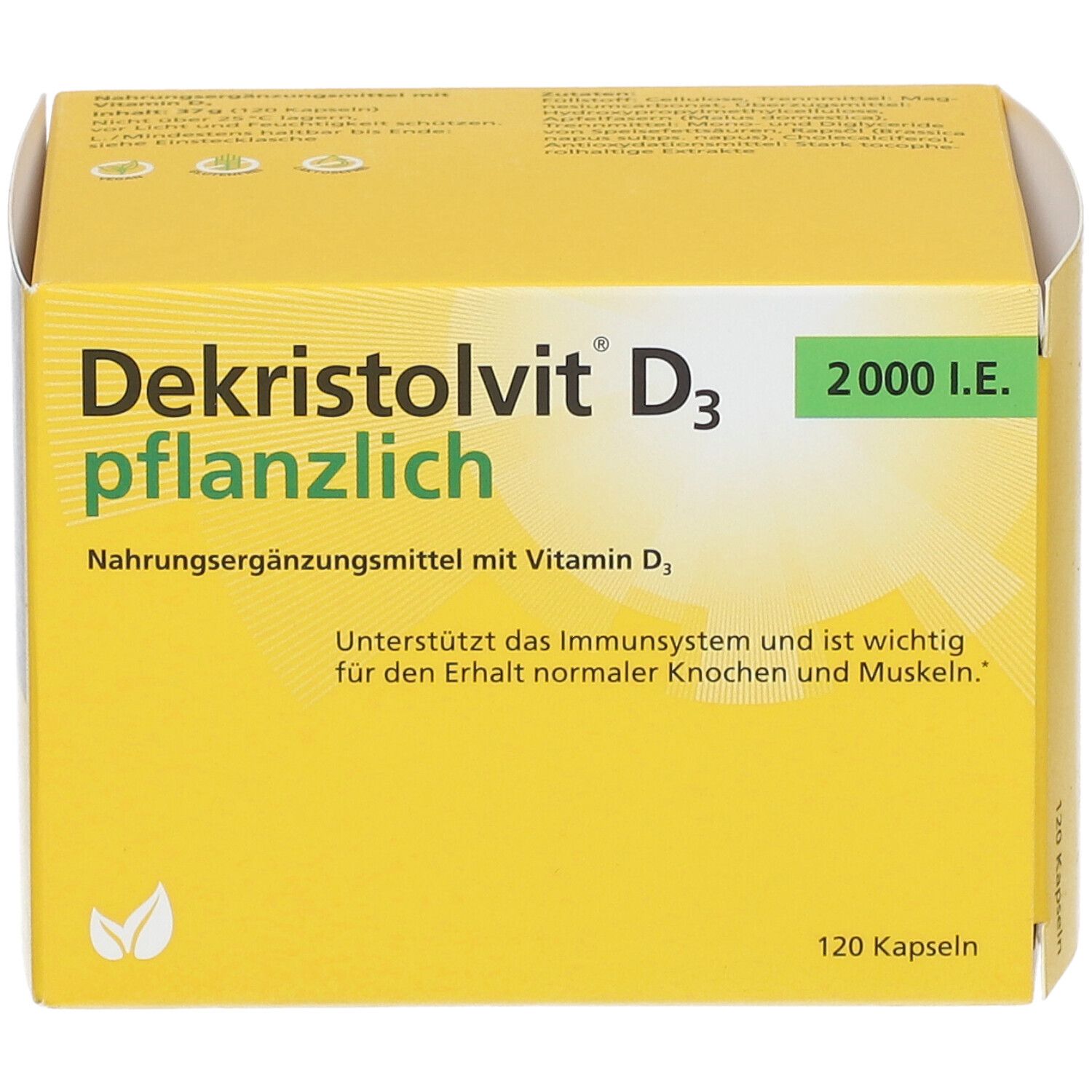 Dekristolvit® D3 2000 I.E pflanzlich