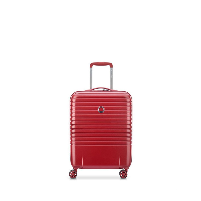 Valise cabine rigide Caumartin Plus Slim 55 cm Rouge