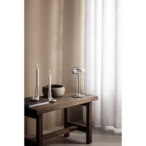Eva Solo Emendo LED Batteri Bordlampe, Chrome