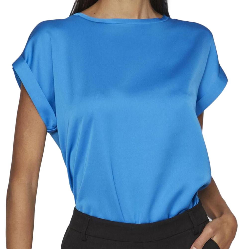 Vila T-Shirt Bleu Femme Vila Ellette