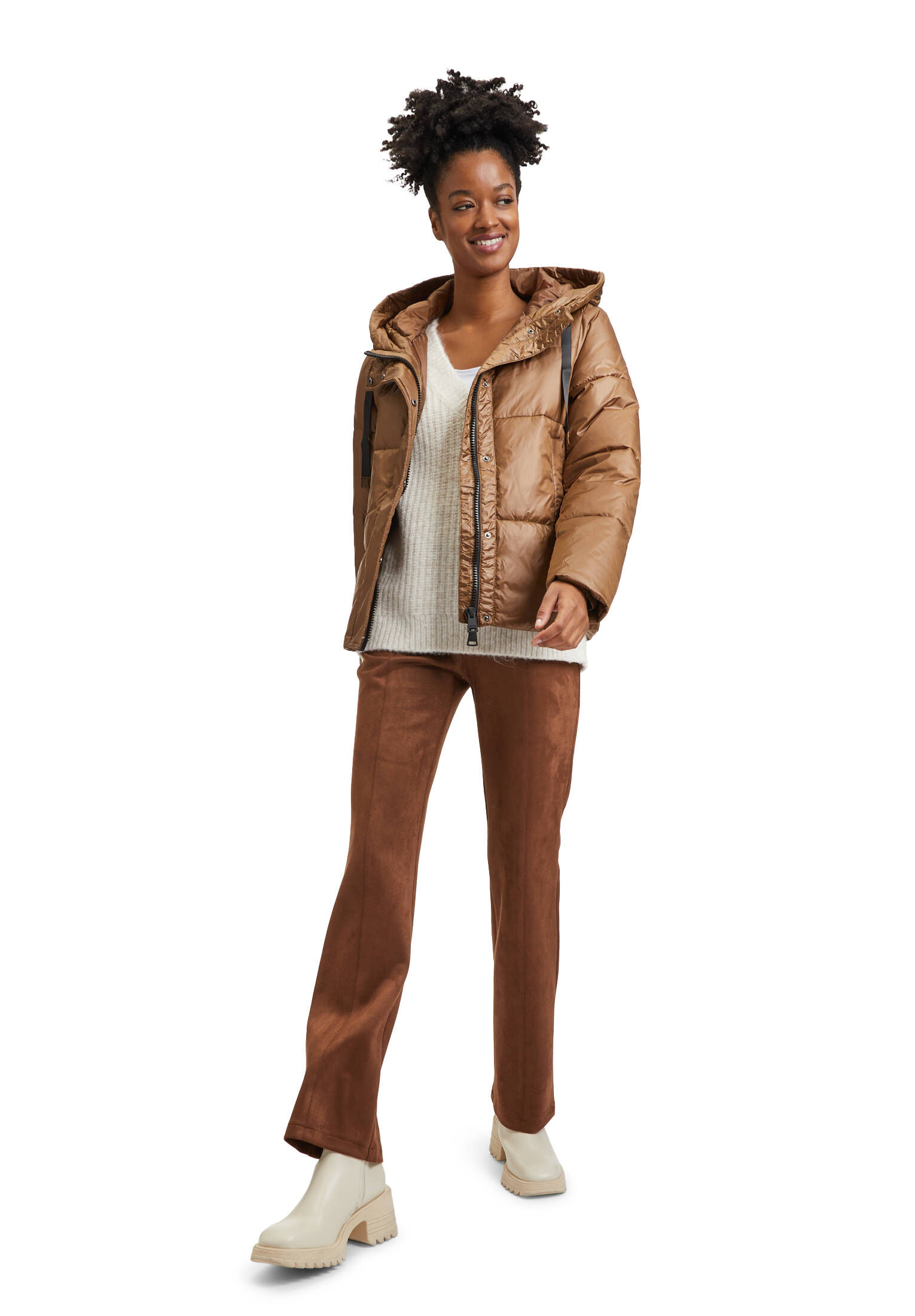 Cartoon| Damen Outdoorjacke mit Kapuze
