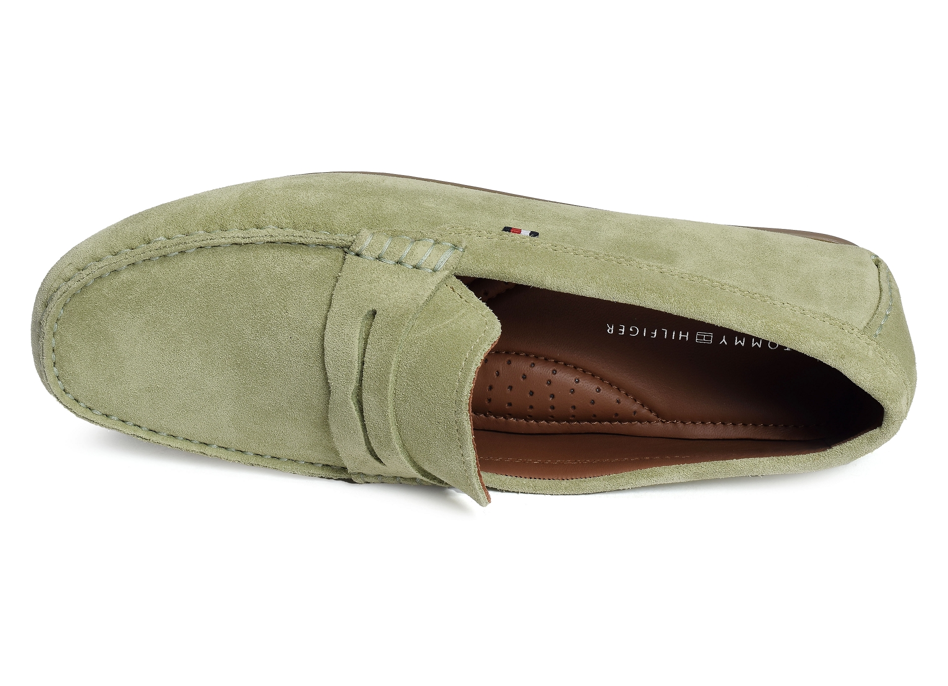 Casual hilfiger suede driver 4998 olive