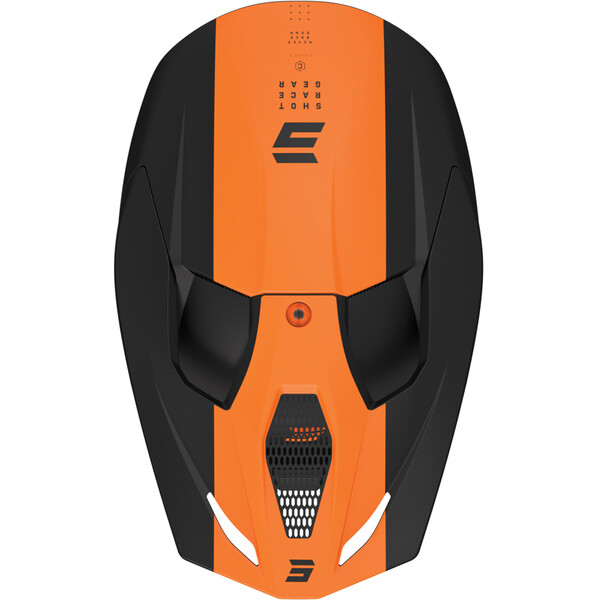 Shot - Casque Race Camo Noir Mat / Orange