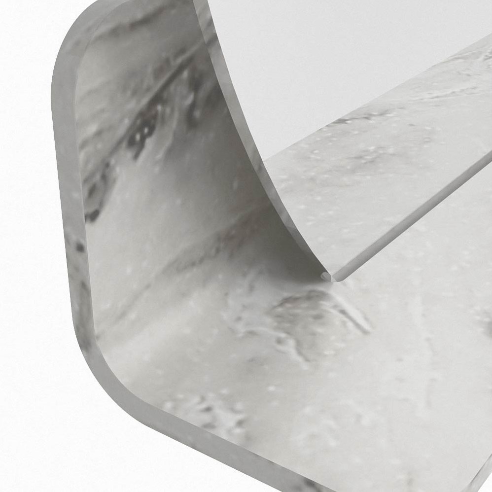 Mondiaz Spot spiegelplanchet 70cm glace