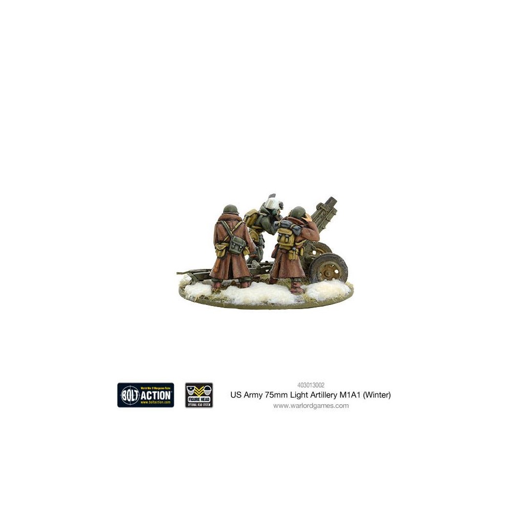 Bolt Action - US Army 75mm Light Artillery M1A1 (Winter)