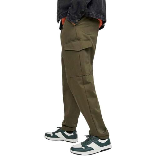 Jack & Jones - JPSTBILL JJCLEAN TAPERED CARGO Verde