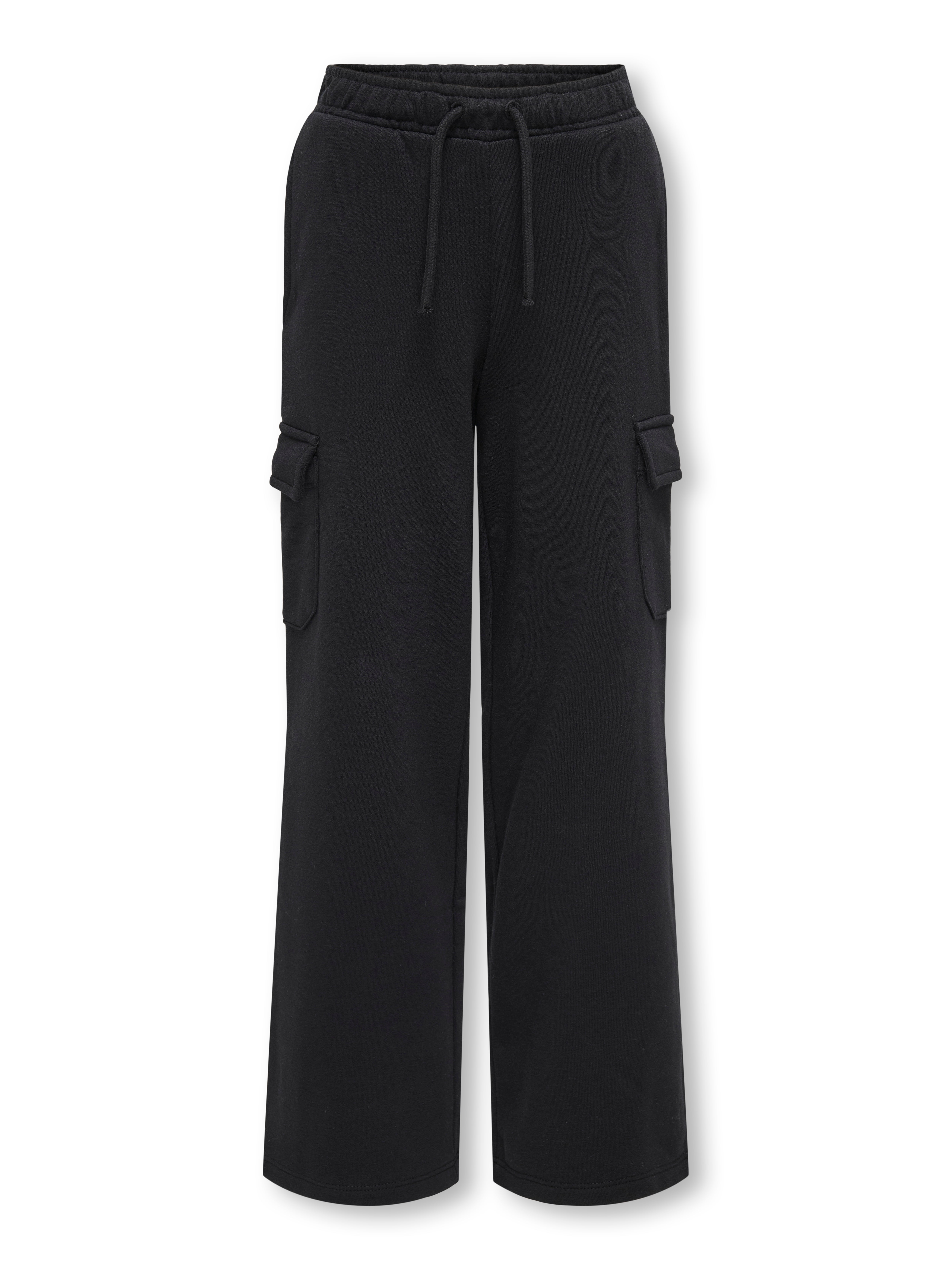 KOGANNA Locker geschnitten Cargo-Hose Black