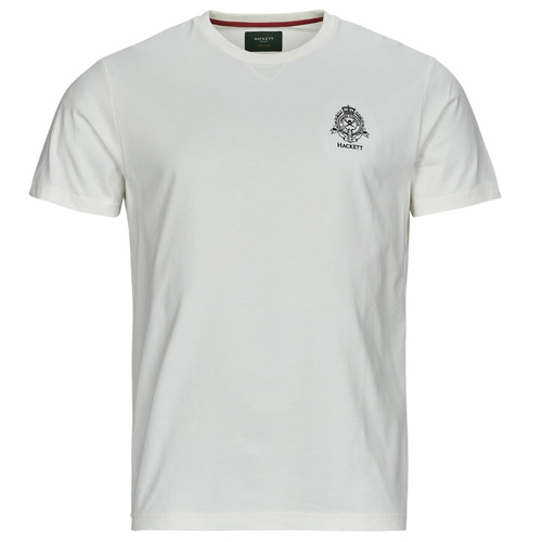 Hackett - EFFORTLESS LONDON HERITAGE LOGO TEE - Blanc
