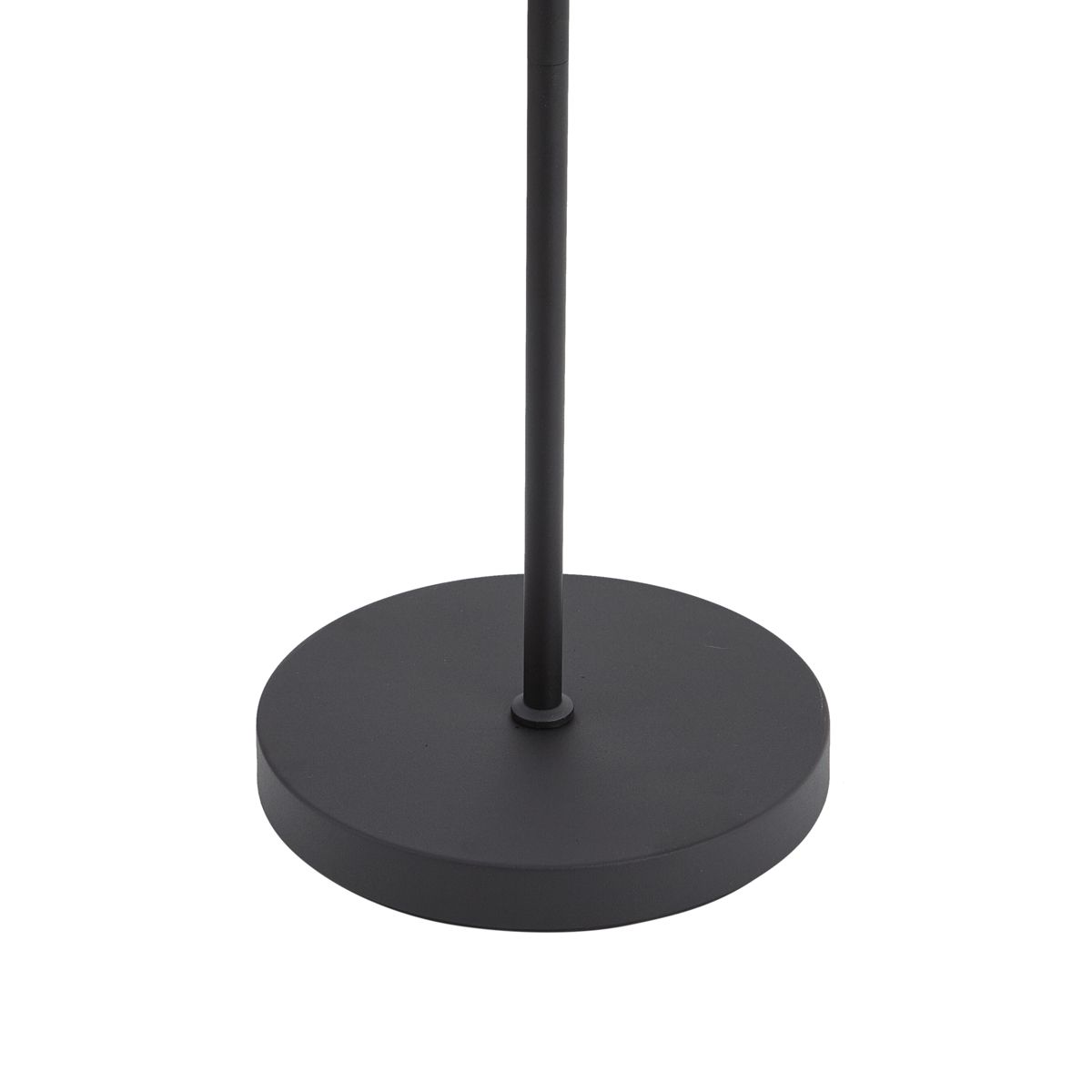 Moderne vloerlamp zwart incl. LED 3-staps dimbaar oplaadbaar - Statler