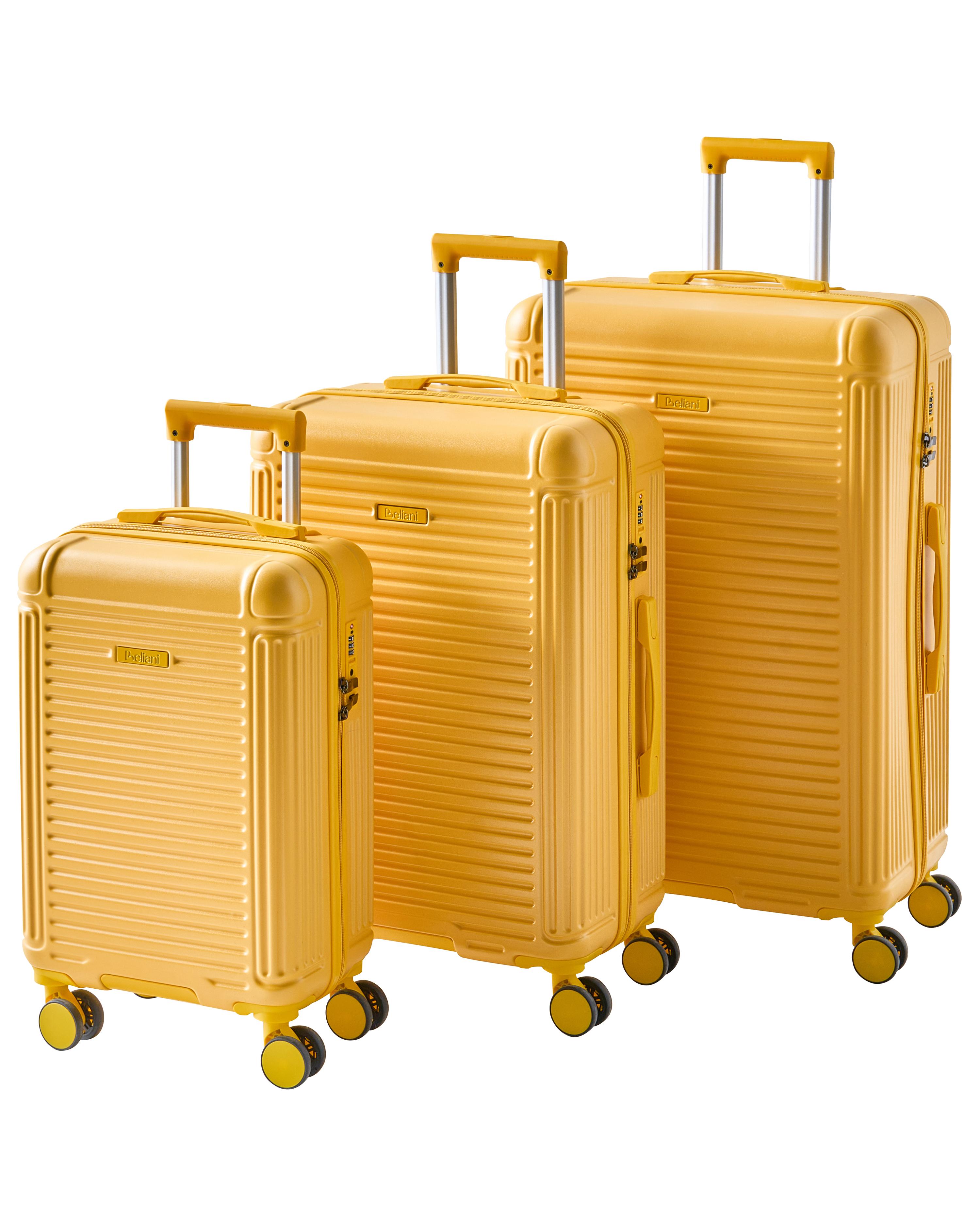 Set van 3 harde koffers MYNTIS Geel