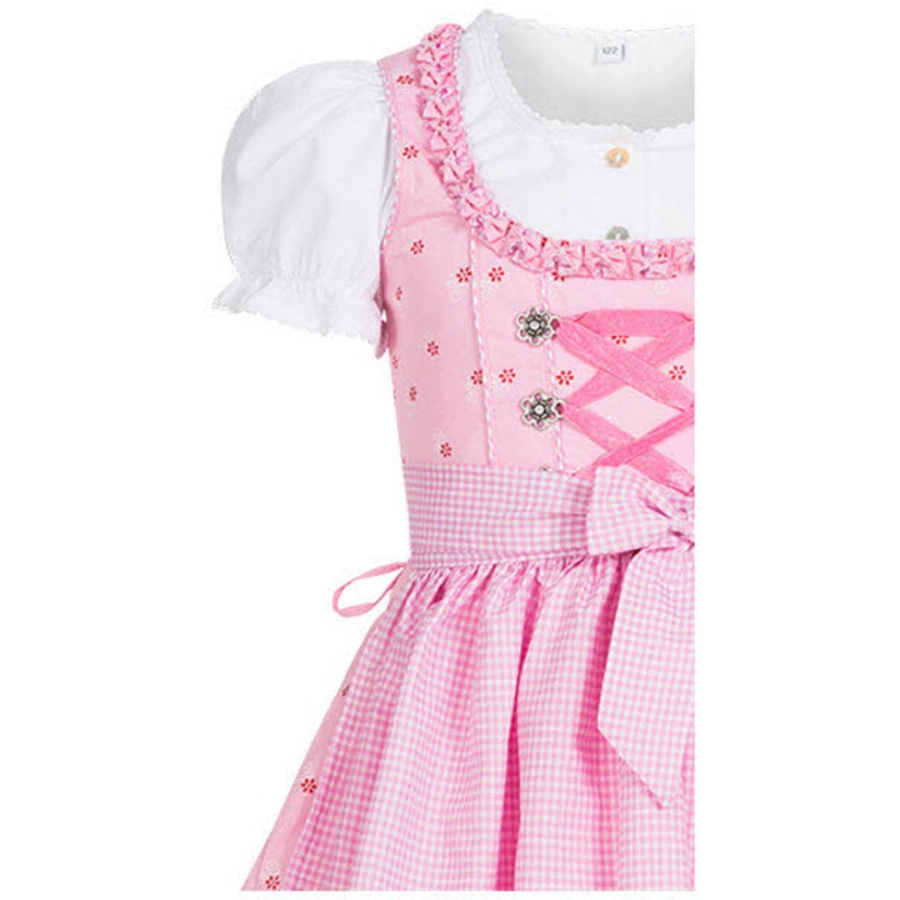 Nübler Kinderdirndl 3-teilig Linda Rosa