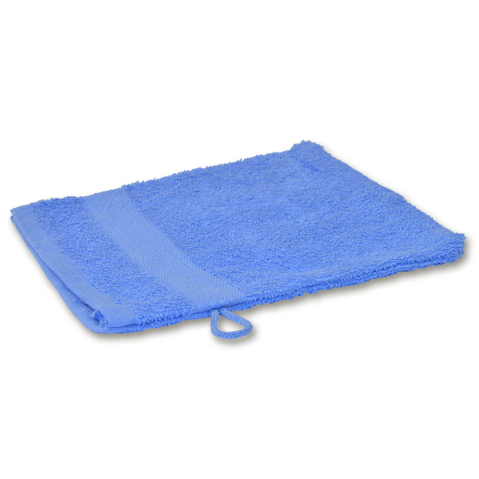 Waschlappen - blau - Baumwolle