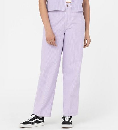 Dickies Jeans - Hickory aus Hickory - gestreift Lila/Weiß