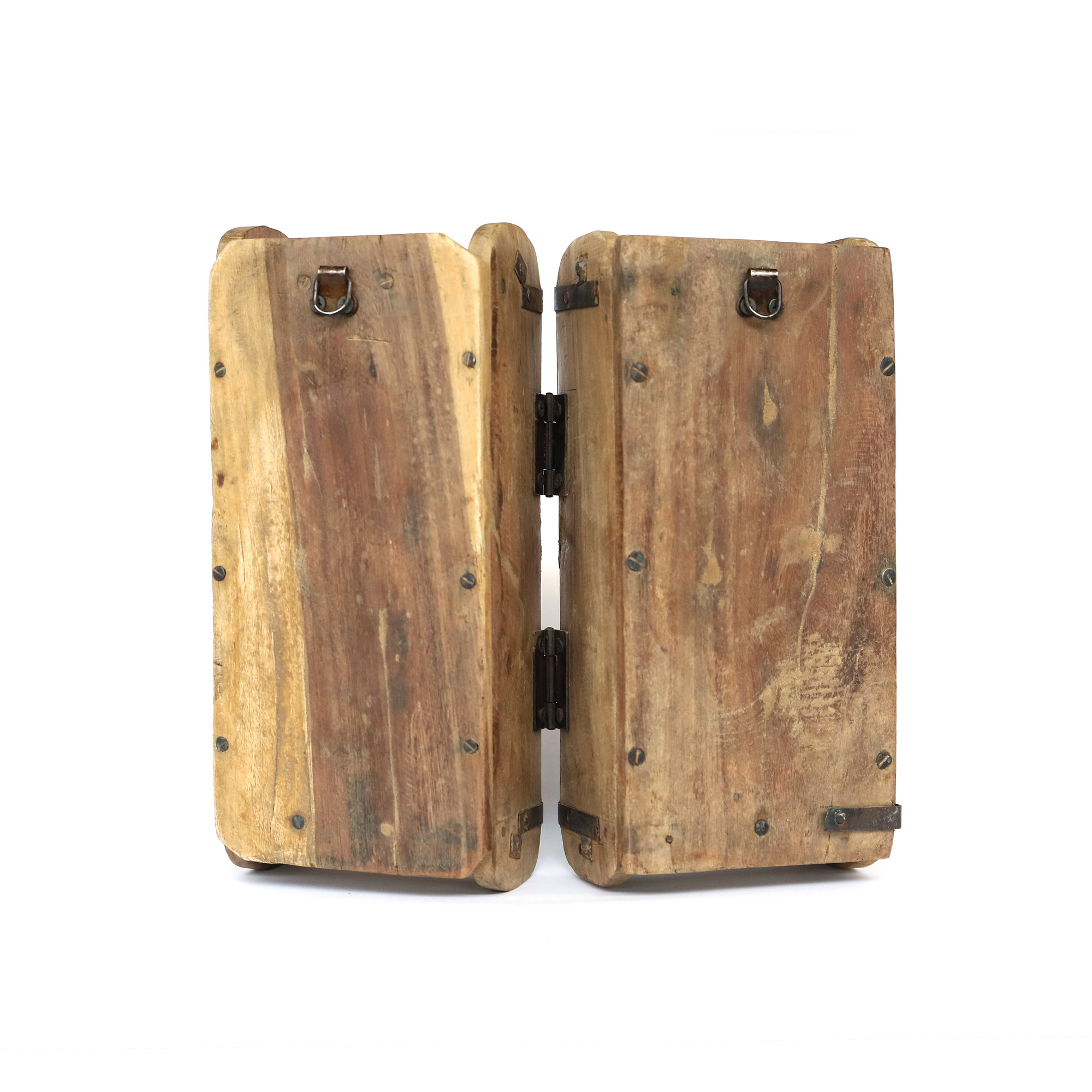 Regal aus alten Backsteinformen, Holz, B 32 cm, H 30 cm, T 10 cm von fischer's lagerhaus