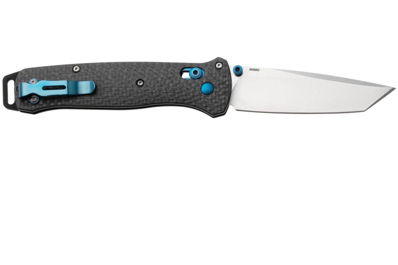 Benchmade Bailout 537-09 Böhler M390, Carbon Fiber, Sapphire Blue, zakmes