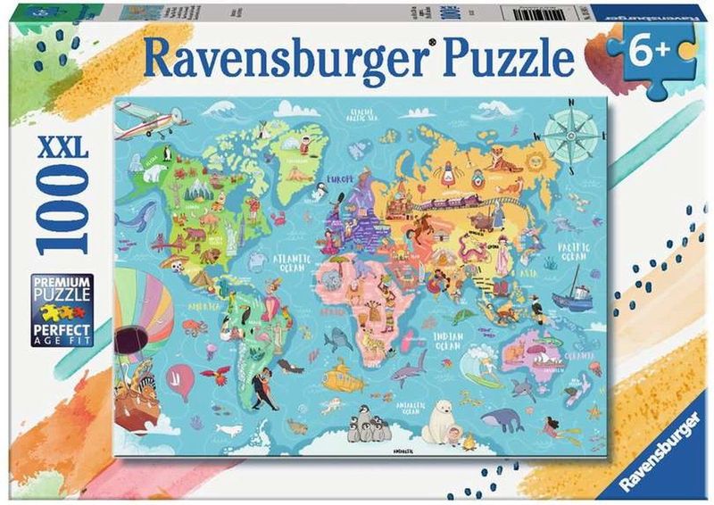 Ravensburger - Puzzel - 100 XXL Delen - Multicolor - Gerecycled Karton