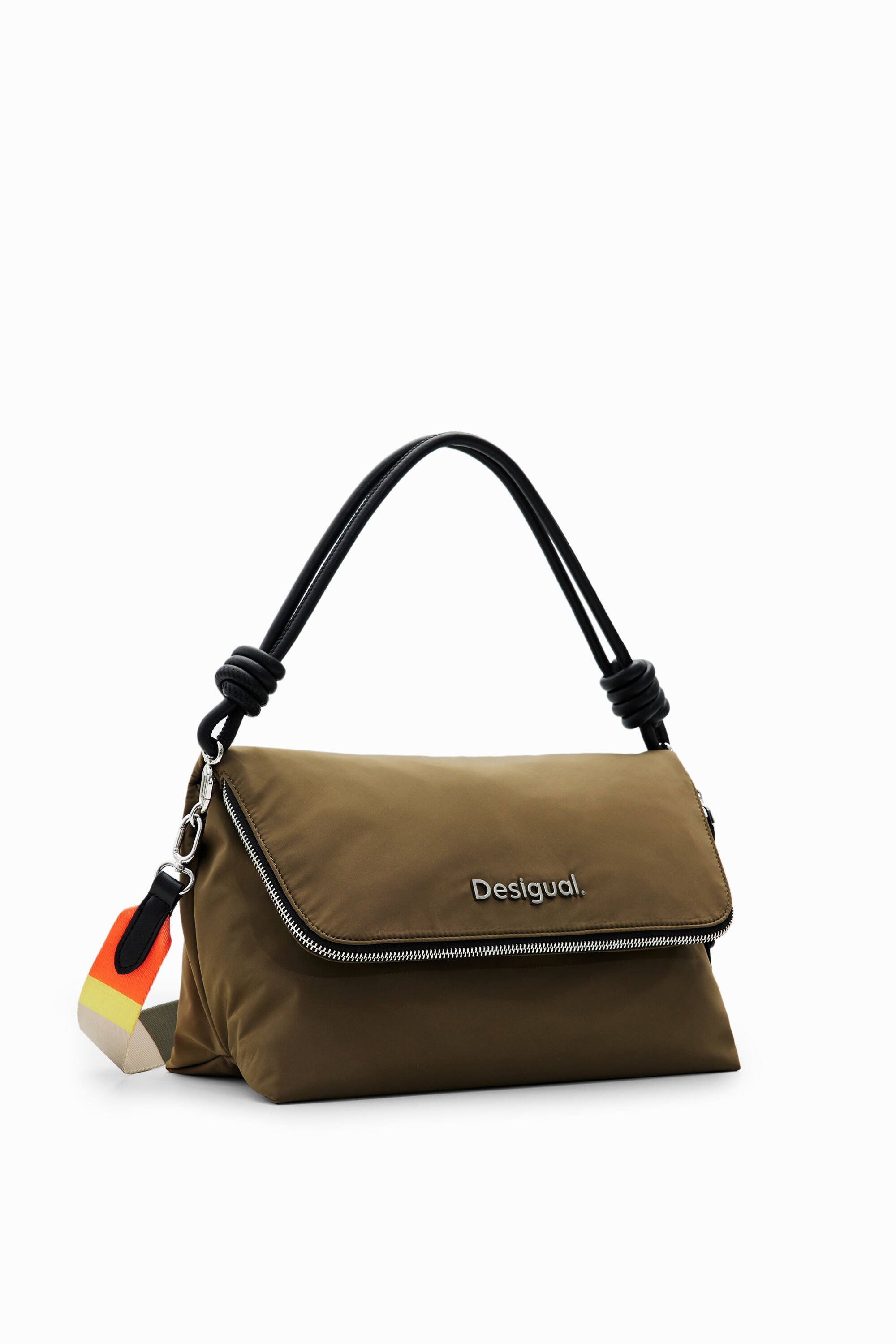 Grand sac à bandoulière uni