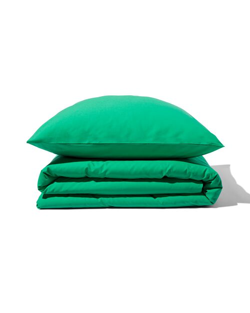 housse de couette coton doux 140 x 200/220 vert clair