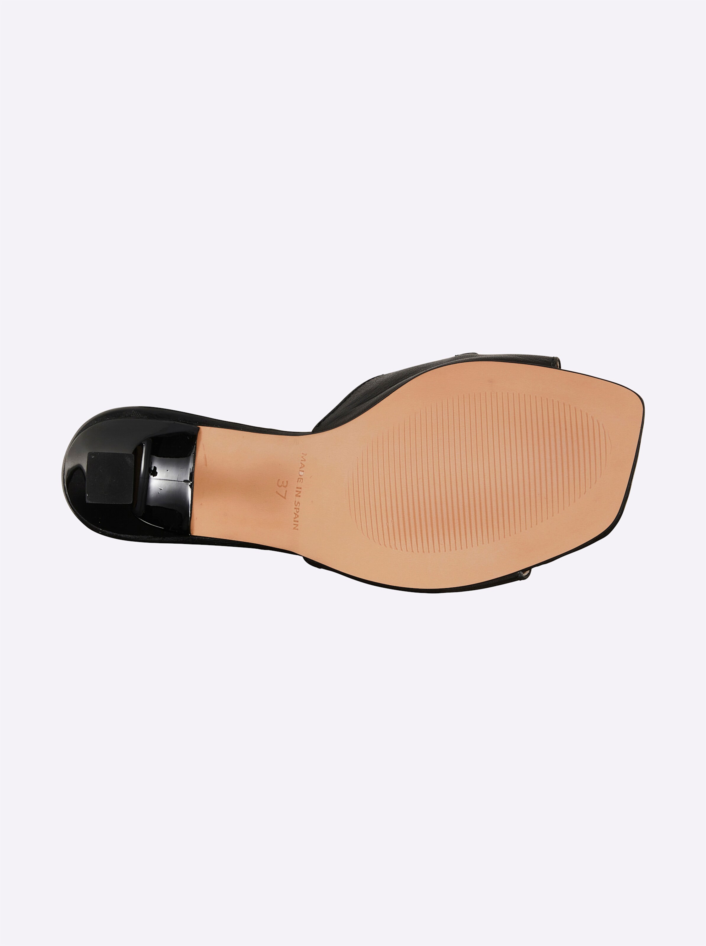 heine Pantolette in schwarz