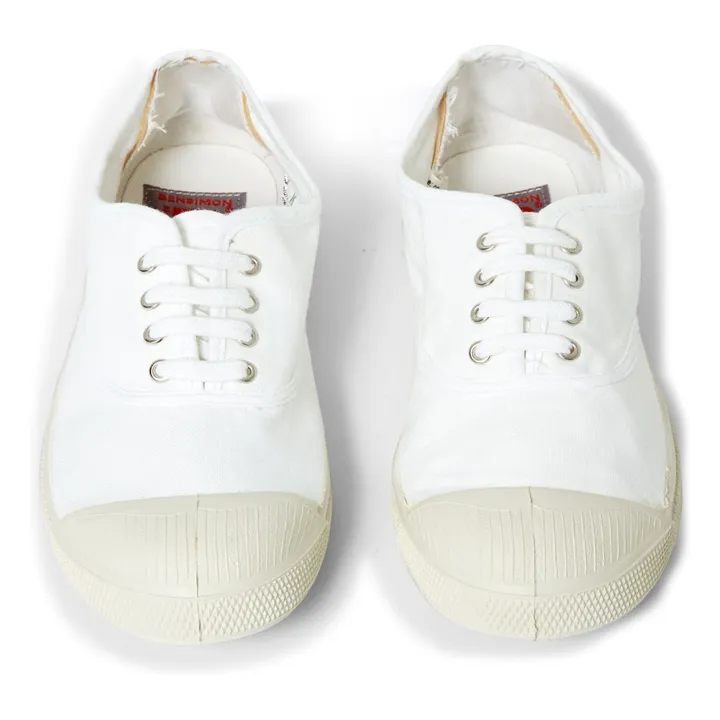 Bensimon Tennis Lacets Vegan | Blanc