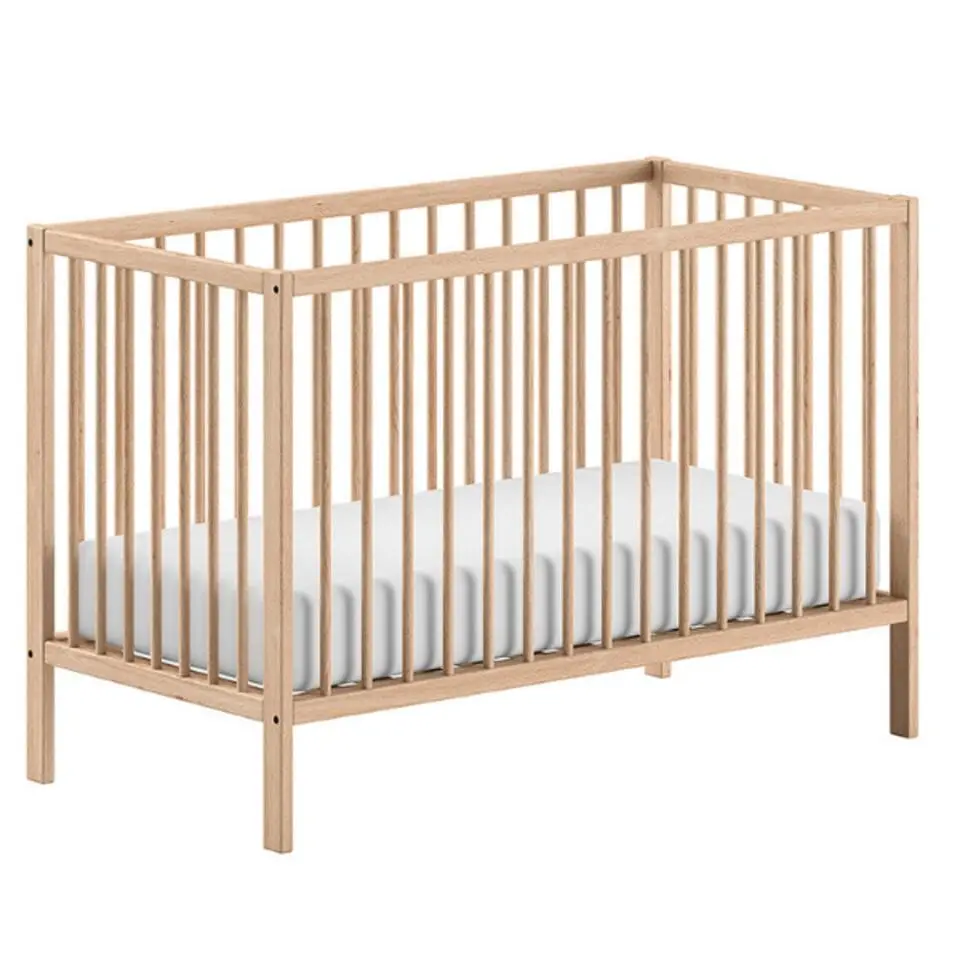 Vipack Babybed Dino - 60 x 120 cm - verstelbaar - dennenhout
