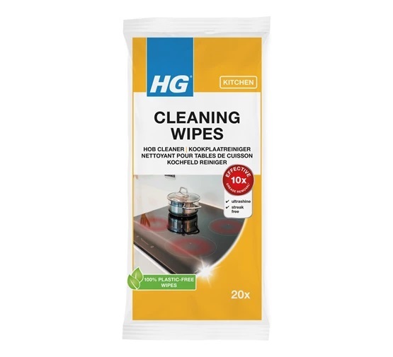HGKookplaatreiniger Wipes 20 St 20st
