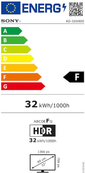 Sony KD-32W800 TV LED