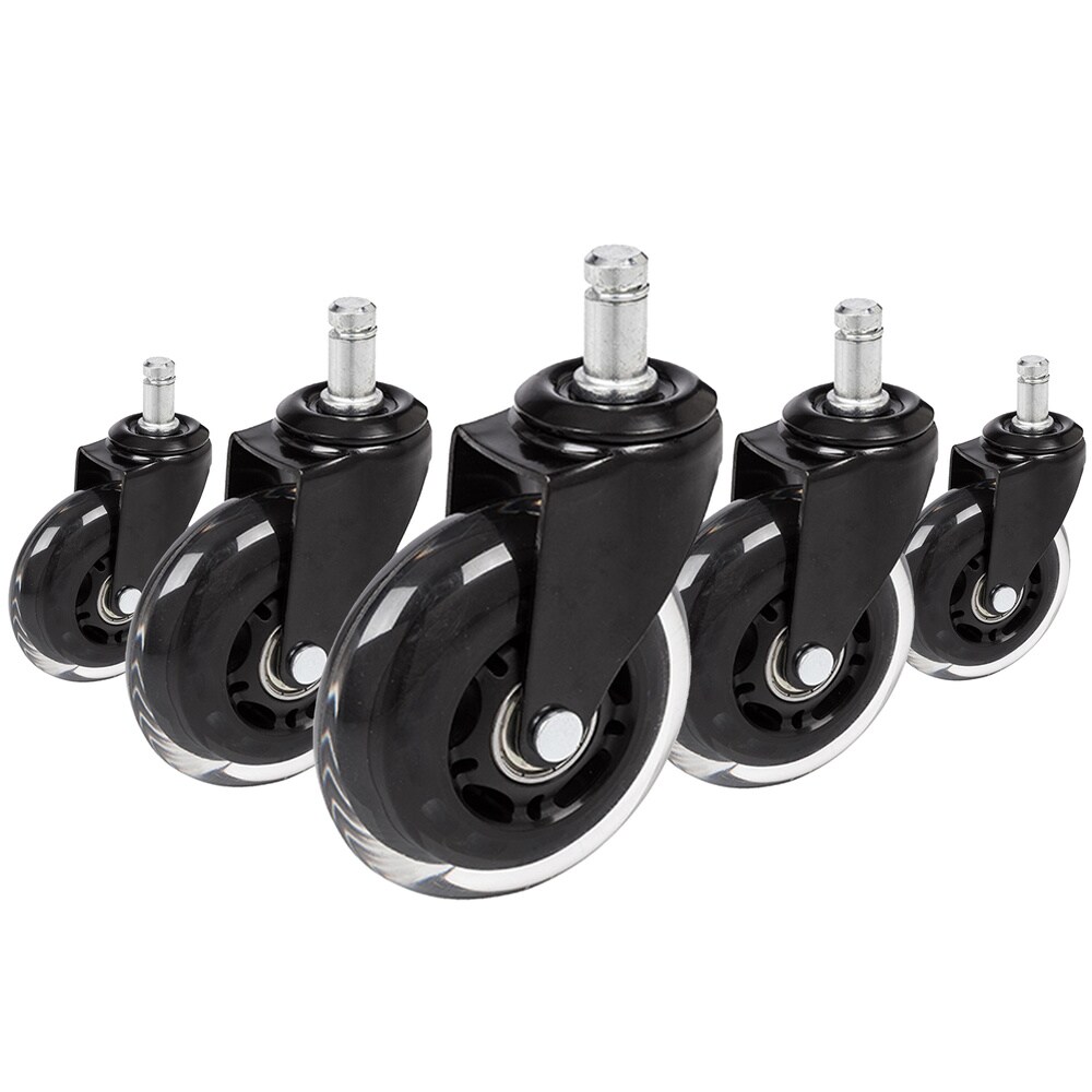 Stuhlrollen 5x ROLO SKATE ST 11mm/75mm 100 % Polyurethan hjh OFFICE
