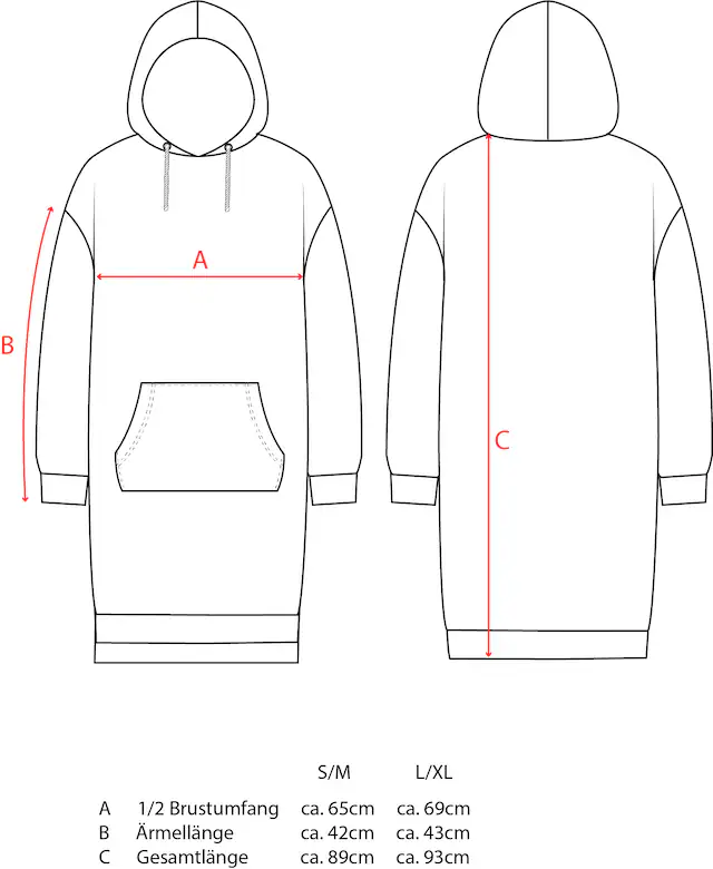 Zwillingsherz Sweatkleid »