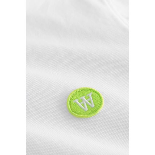Wood Wood Seb Pique Polo T-shirt, Hvid, L